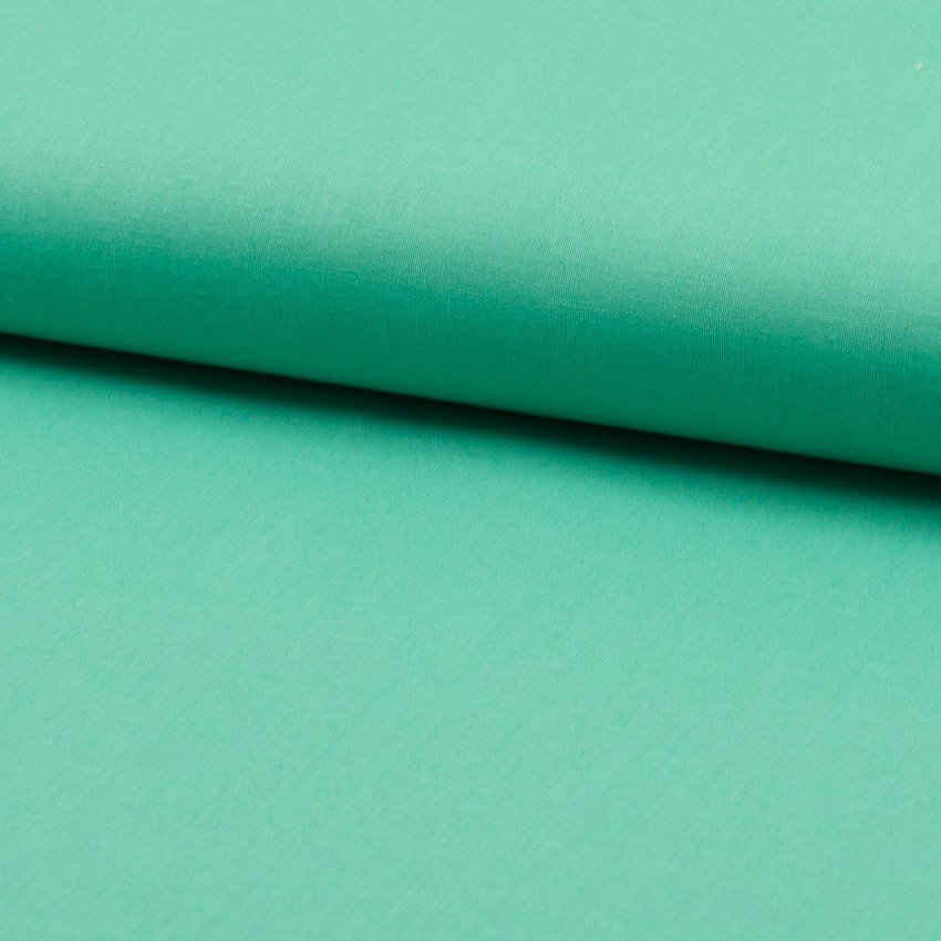 Tissu Coton uni Vert turquoise