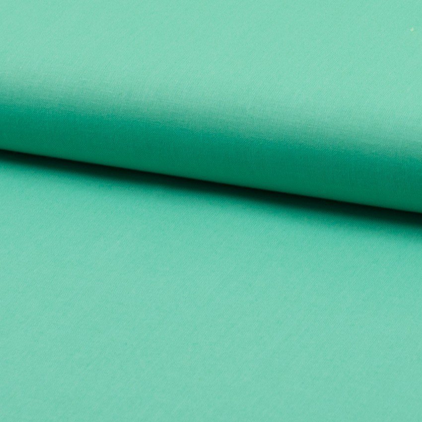 Tissu Coton uni Vert turquoise
