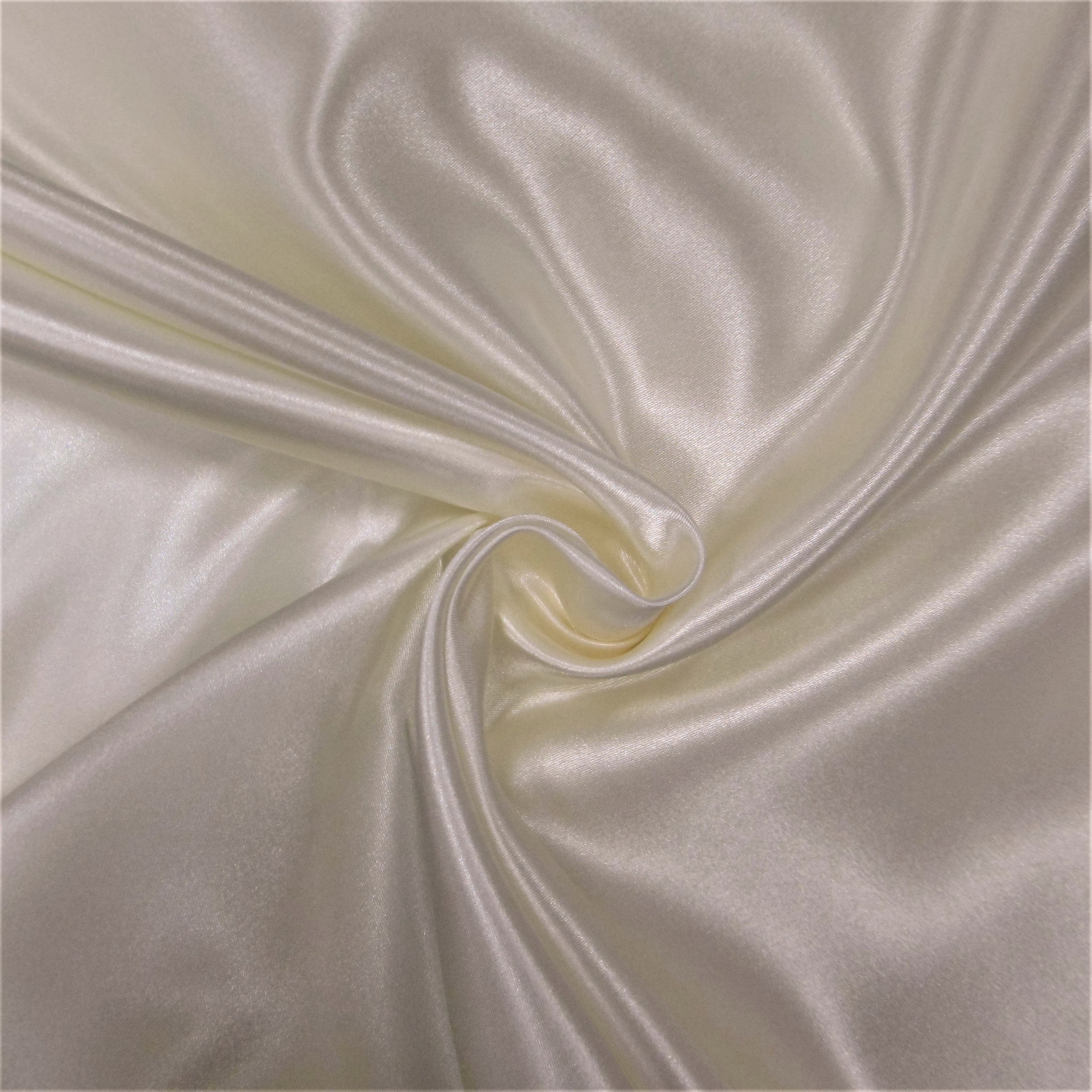 Tissu Doublure Satin Deluxe Ecru