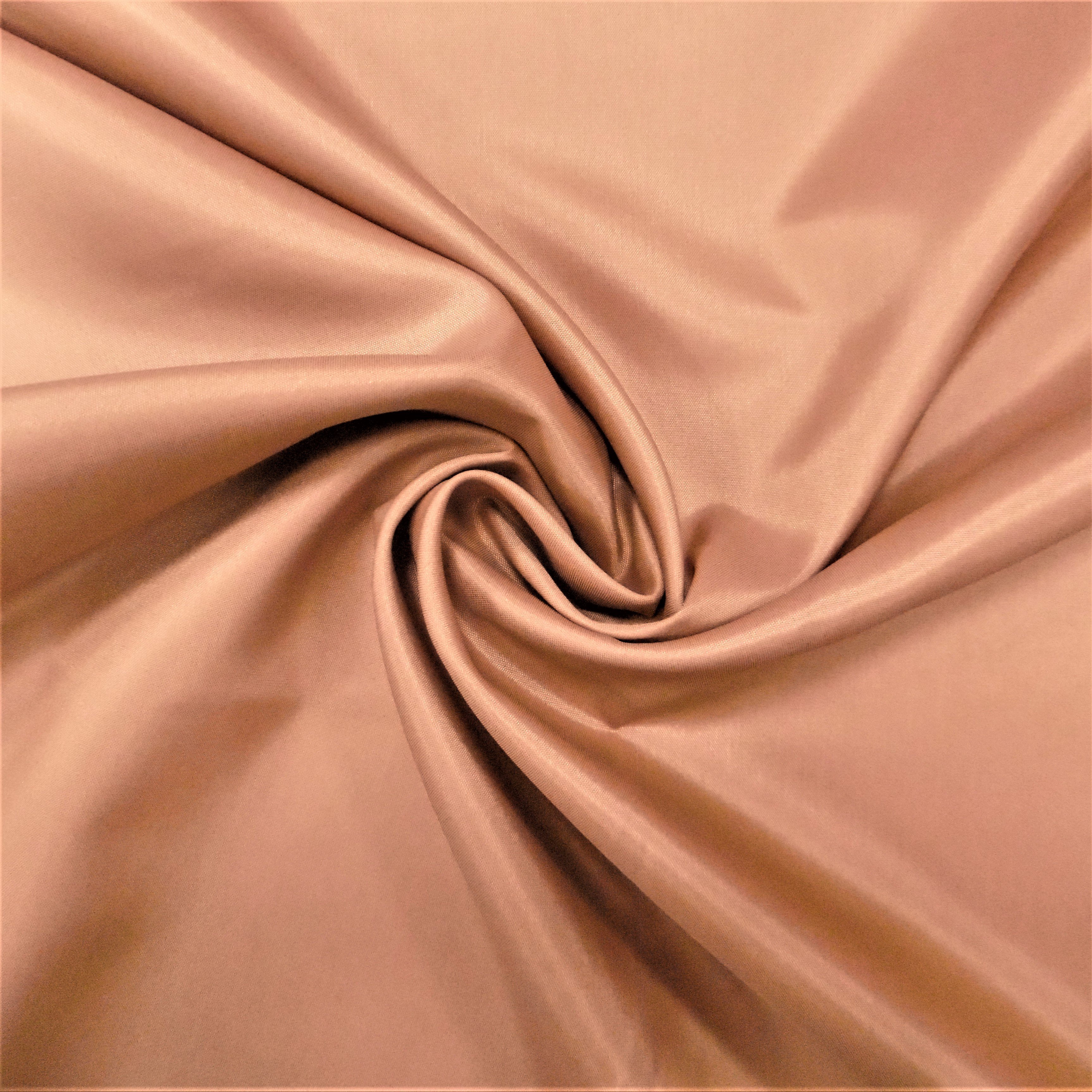 Tissu Doublure Pongé Beige foncé