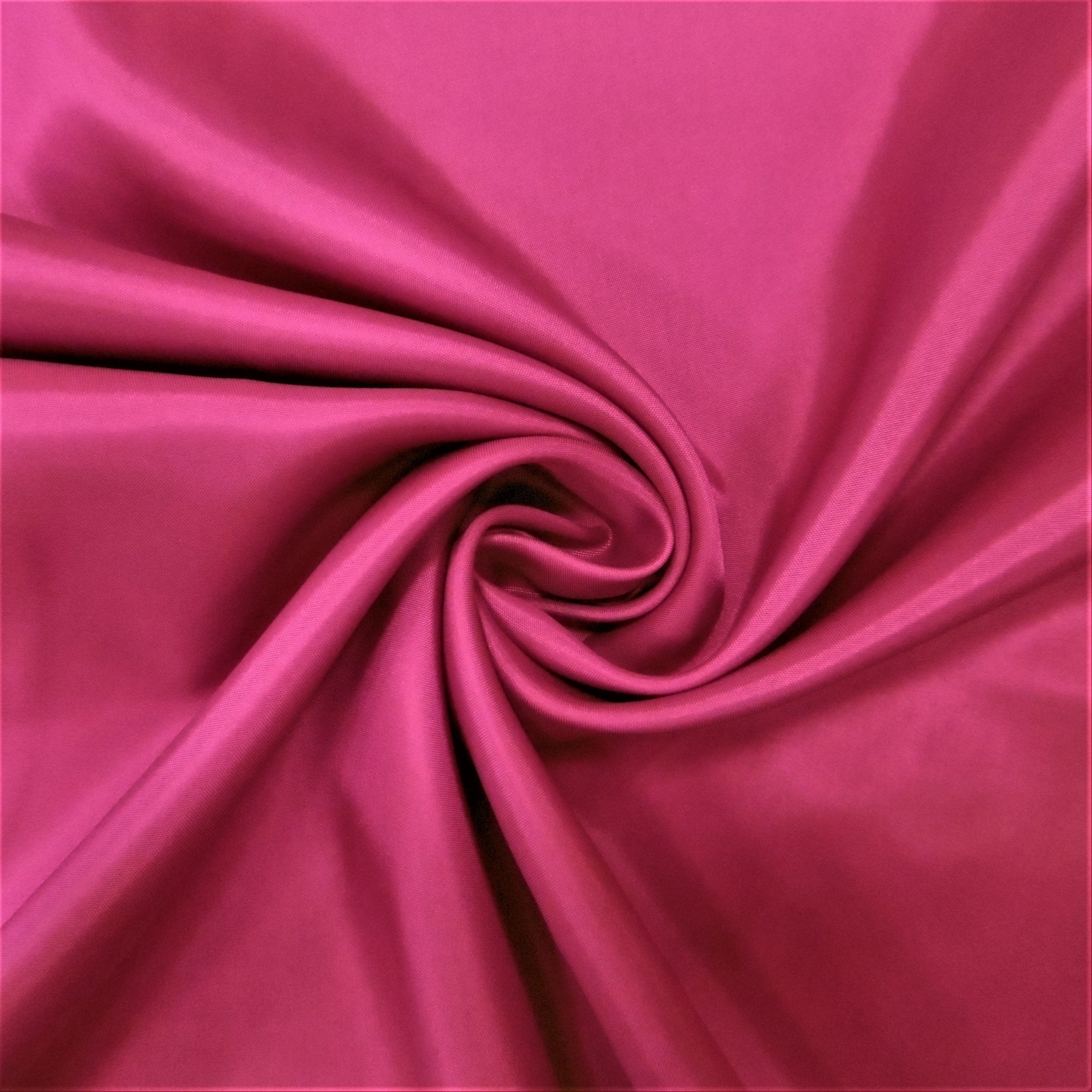 Tissu Doublure Pongé Fuschia