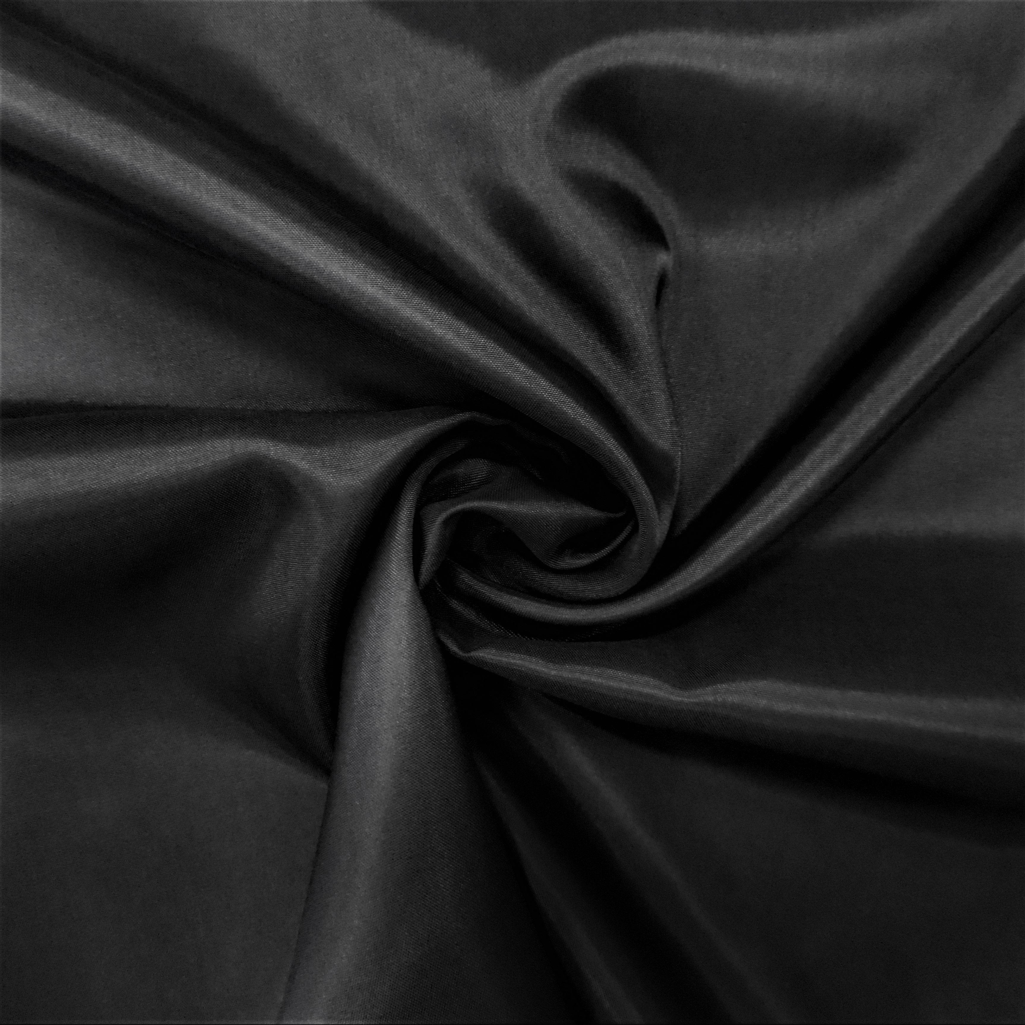 Tissu Doublure Pongé Noir
