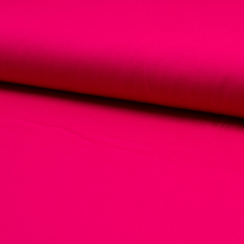 Tissu Popeline de coton unie Fuchsia