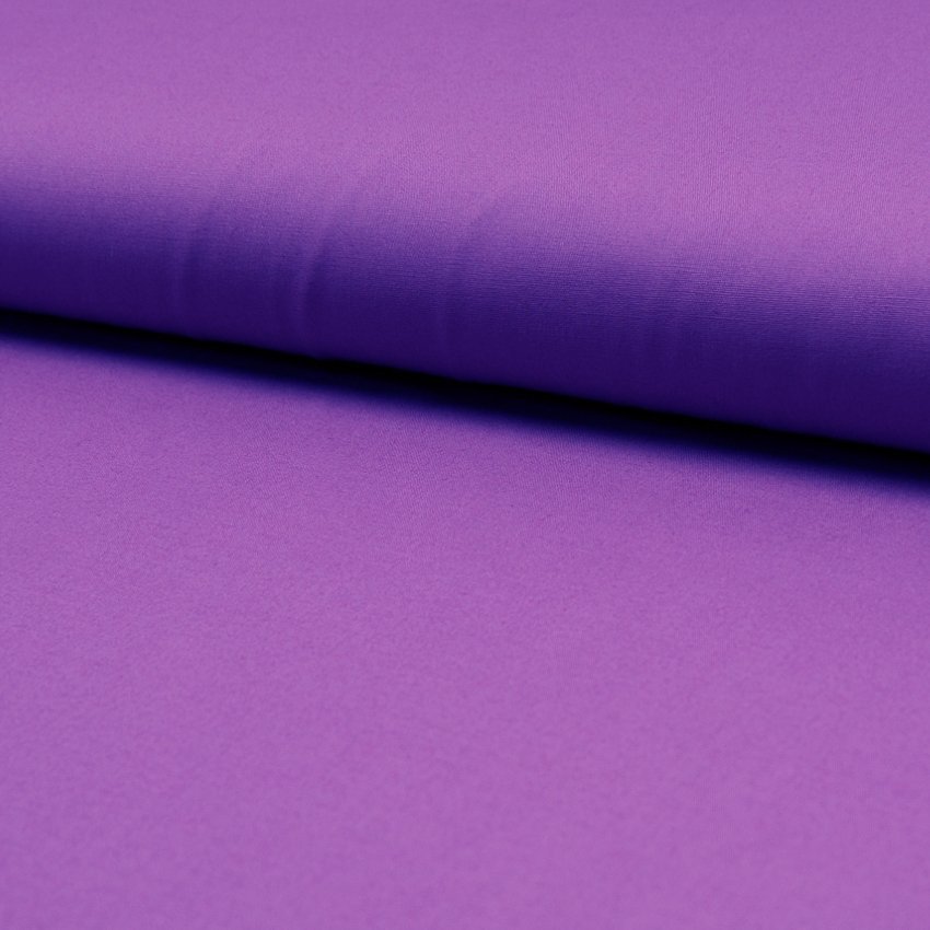 Tissu Popeline de coton unie Lilas