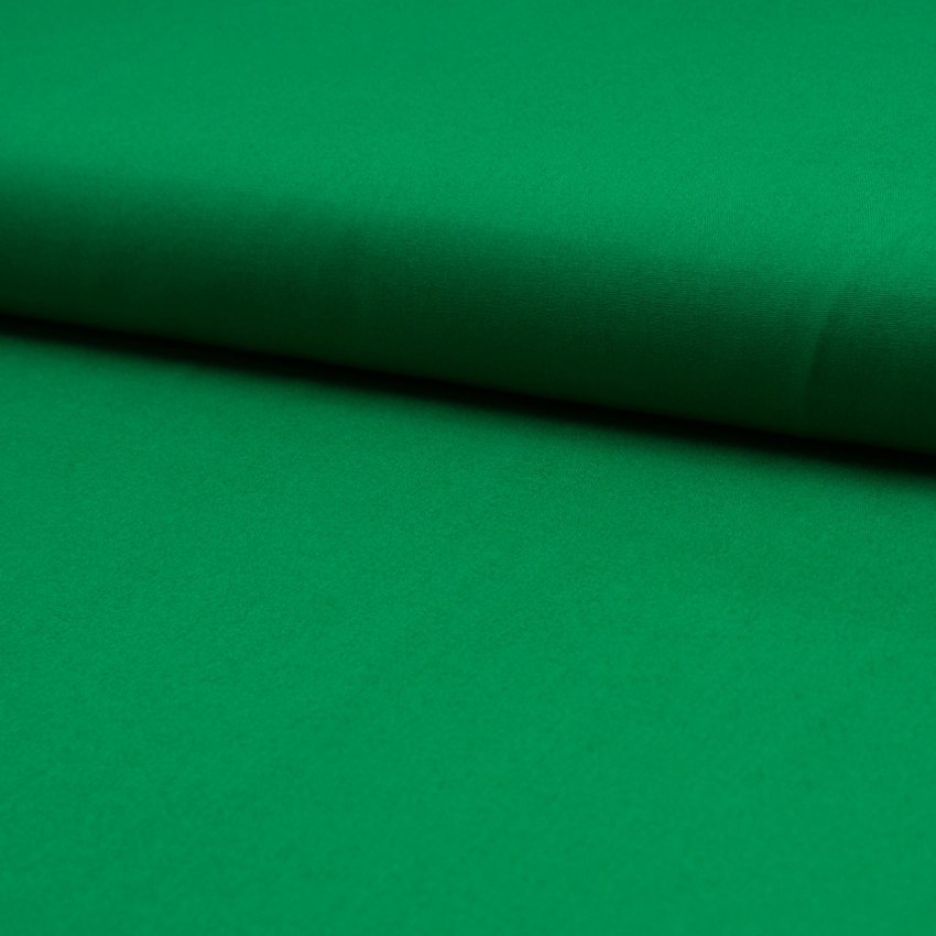 Tissu Popeline de coton unie Vert