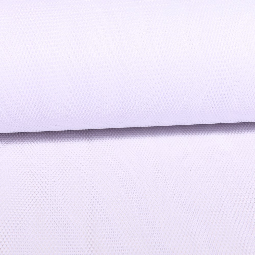 Tissu Tulle Rigide Blanc - Au mètre