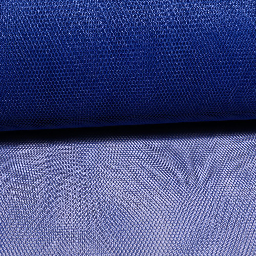 Tissu Tulle Rigide Bleu Outre Mer - Au mètre