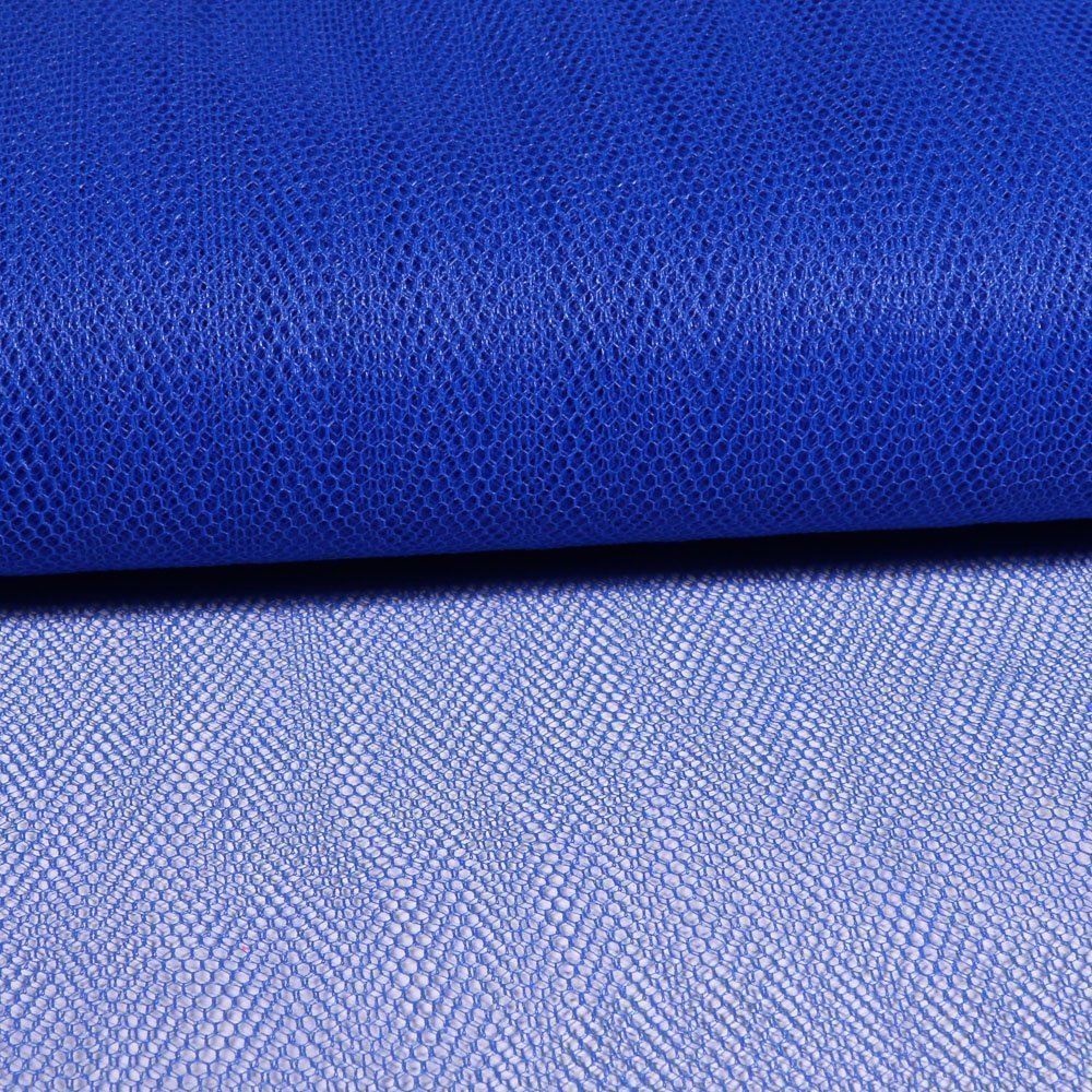 Tissu Tulle Rigide Bleu Roi - Au mètre