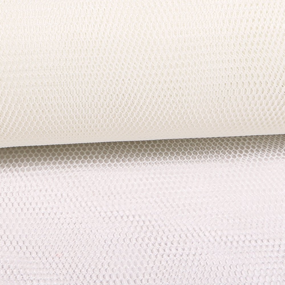 Tissu Tulle Rigide Ecru - Au mètre