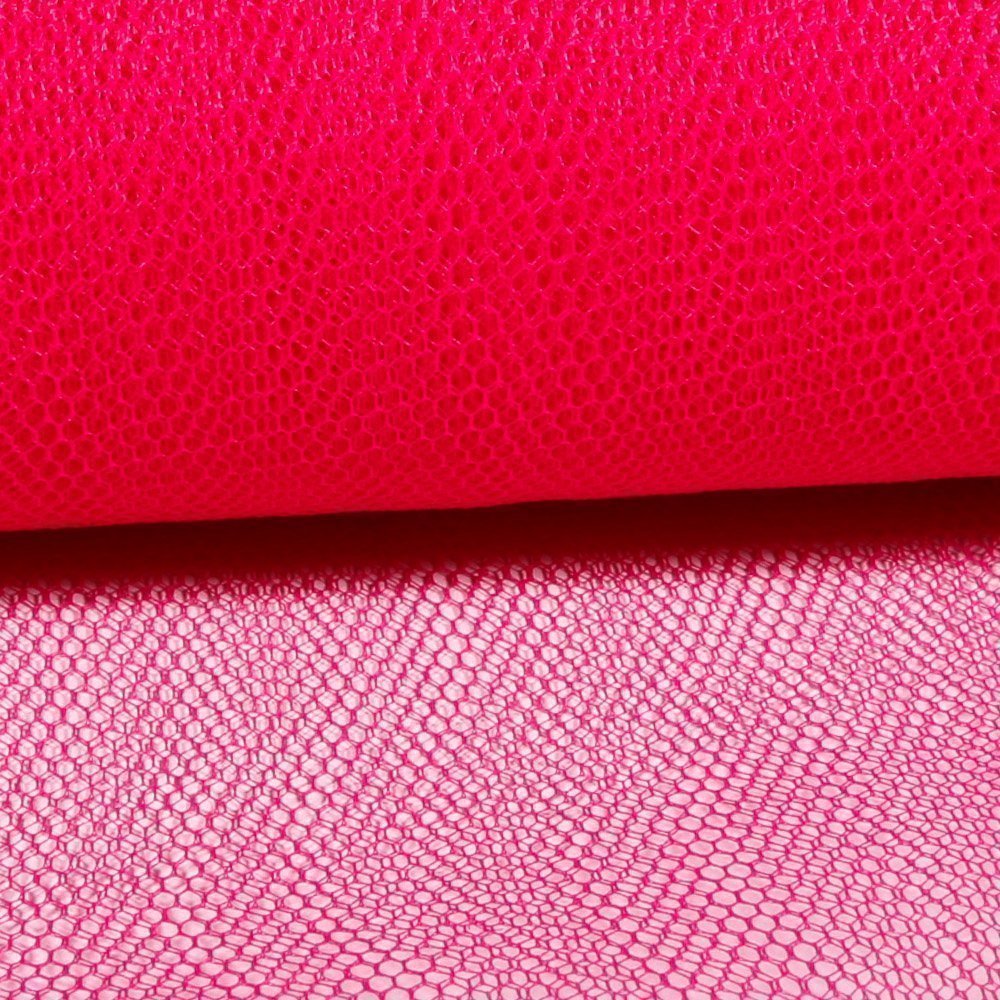Tissu Tulle Rigide Fuchsia - Au mètre