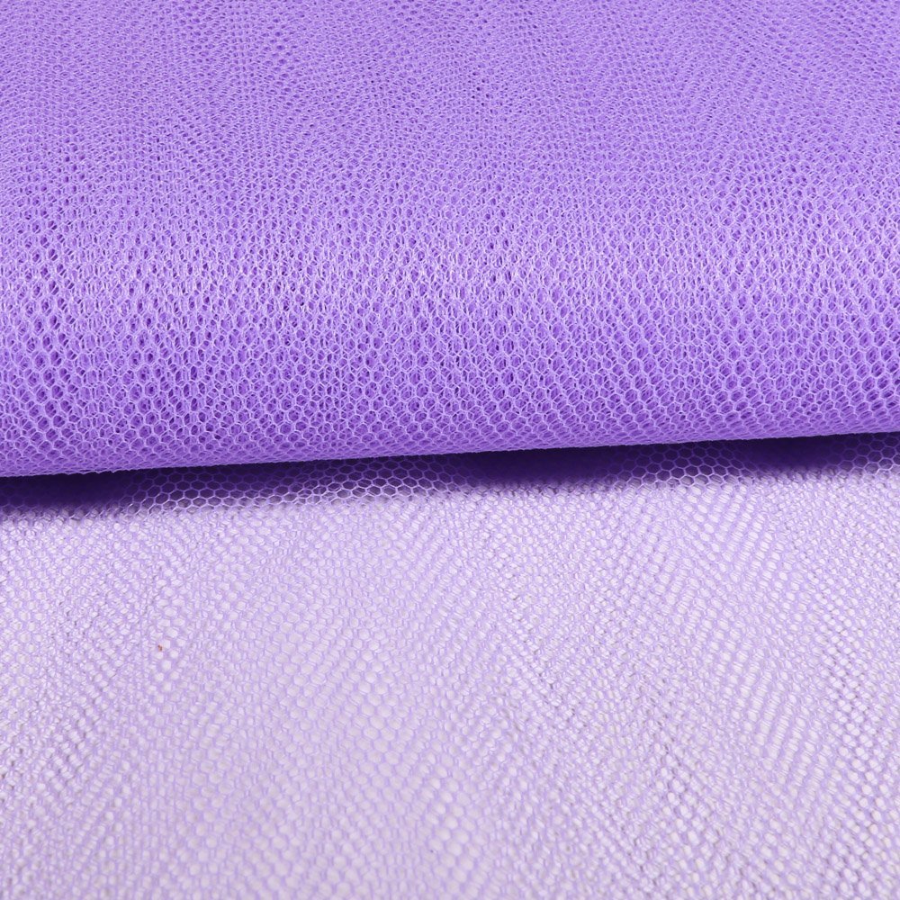 Tissu Tulle Rigide Parme - Au mètre