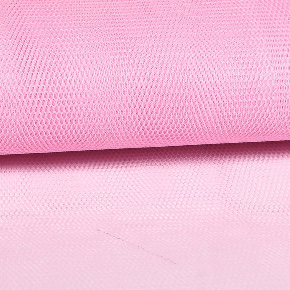 Tissu Tulle Rigide Rose Clair - Au mètre