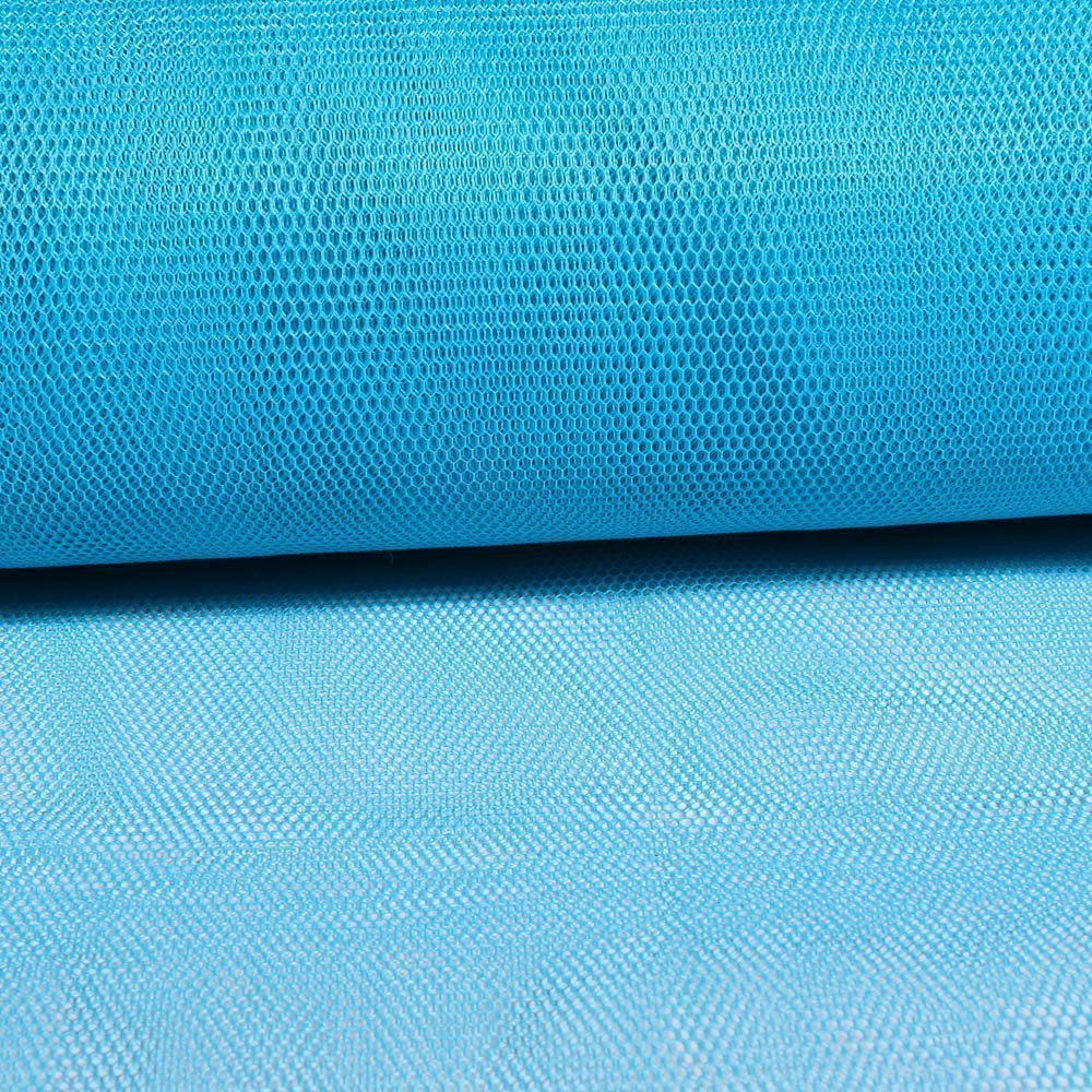 Tissu Tulle Rigide Turquoise - Au mètre