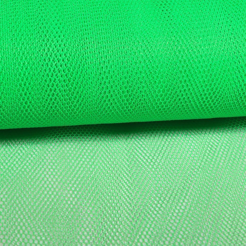 Tissu Tulle Rigide Vert - Au mètre