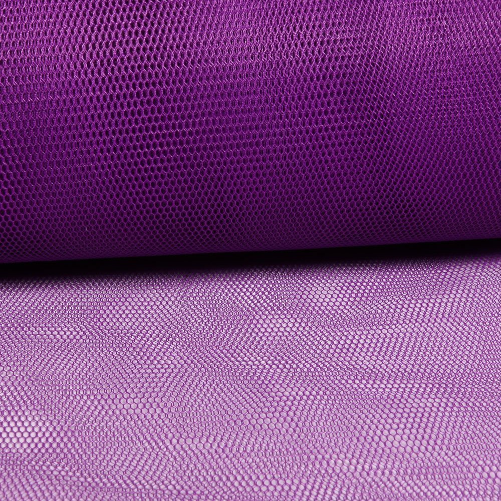 Tissu Tulle Rigide Violet - Au mètre