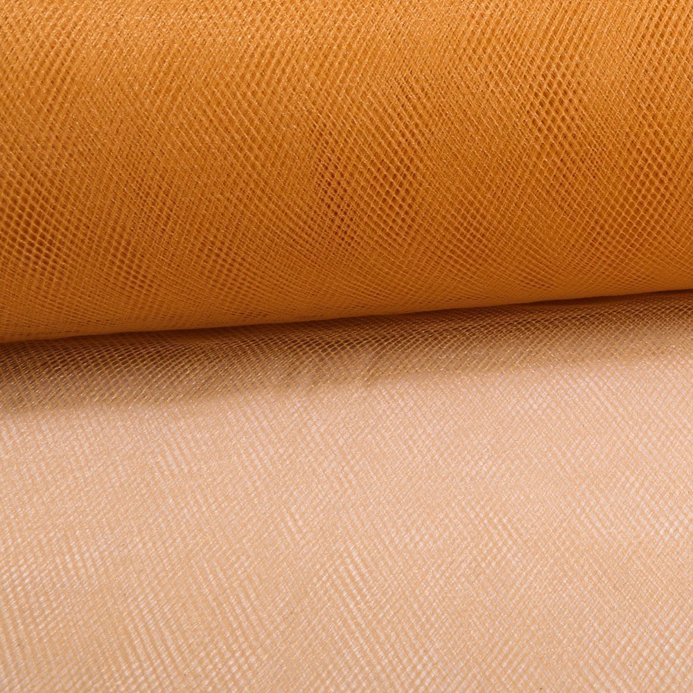 Tissu Tulle Souple Grande Largeur Camel - Au mètre