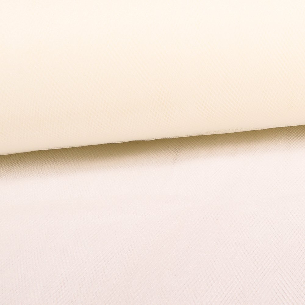Tissu Tulle Souple Grande Largeur Ecru - Au mètre