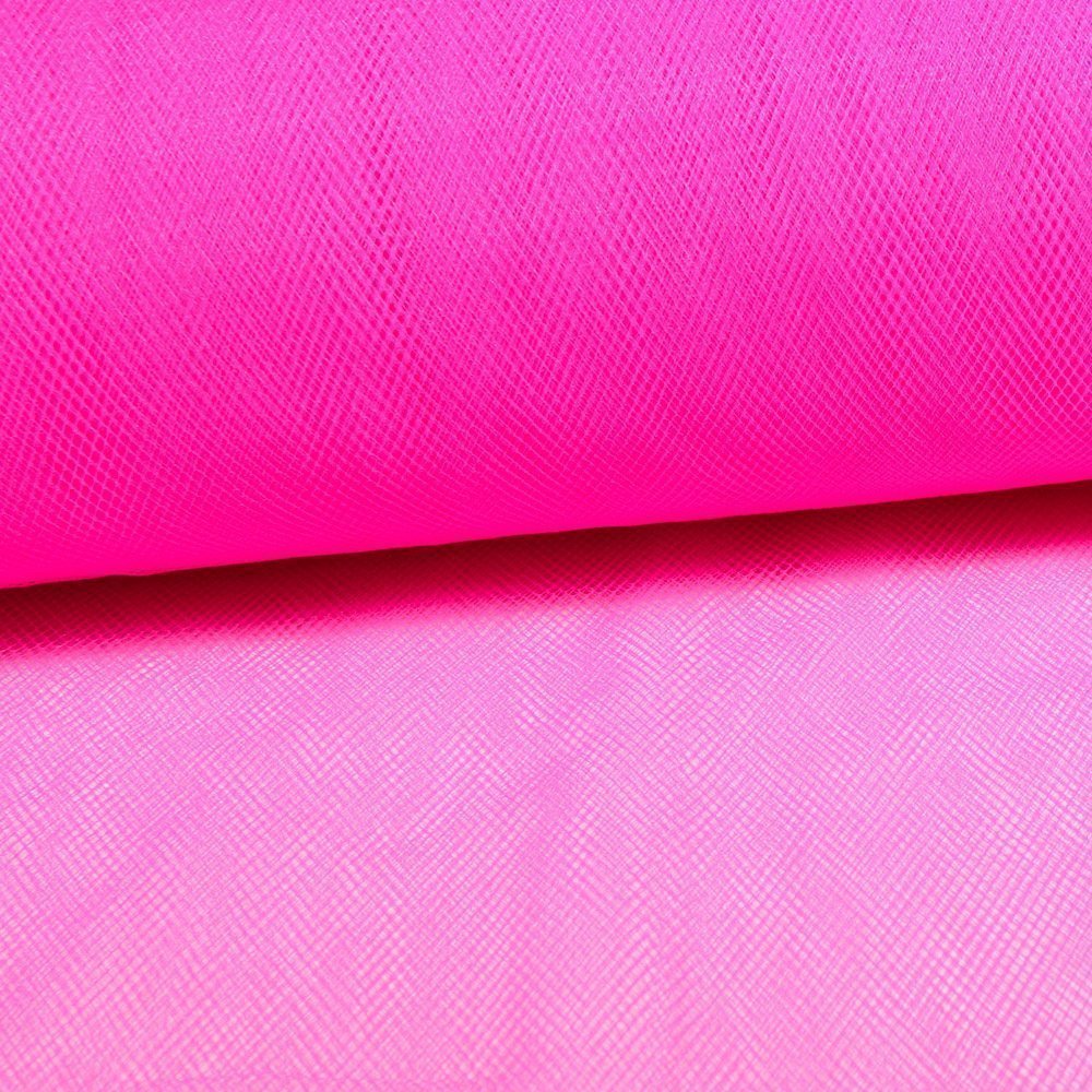 Tissu Tulle Souple Grande Largeur Fuschia Fluo - Au mètre