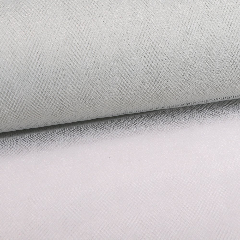 Tissu Tulle Souple Grande Largeur Gris clair - Au mètre