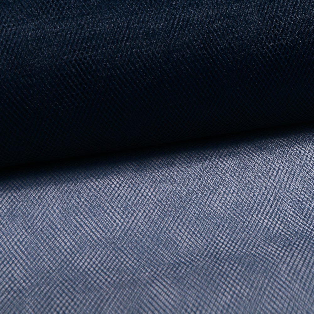 Tissu Tulle Souple Grande Largeur Marine - Au mètre