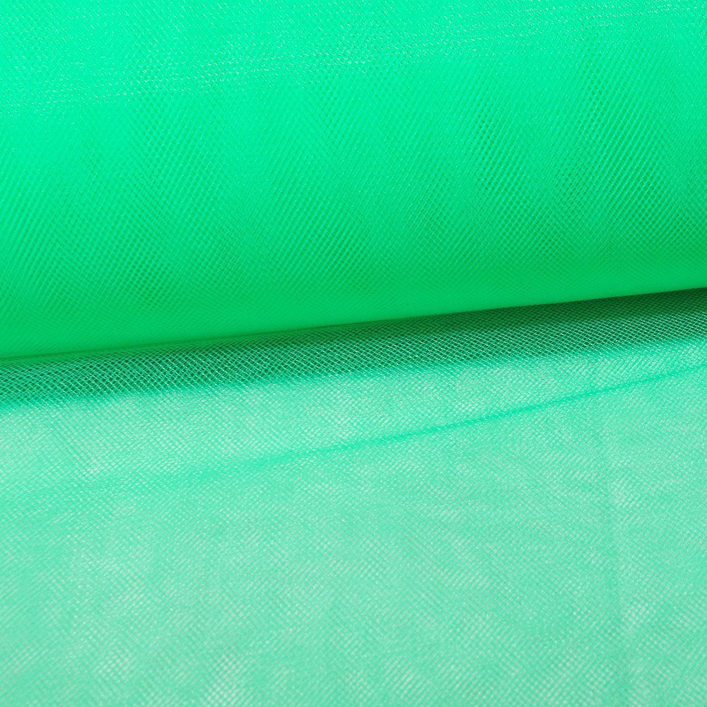 Tissu Tulle Souple Grande Largeur Menthe Fluo - Au mètre