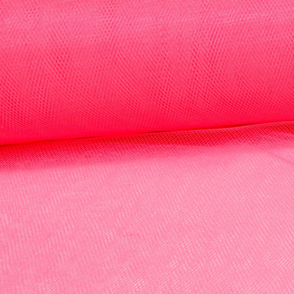 Tissu Tulle Souple Grande Largeur Pastèque Fluo - Au mètre