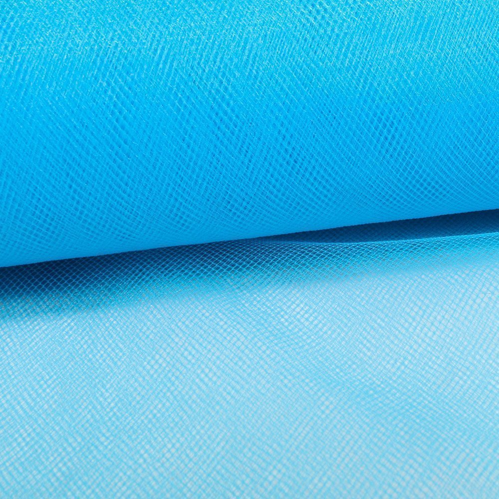 Tissu Tulle Souple Grande Largeur Turquoise - Au mètre