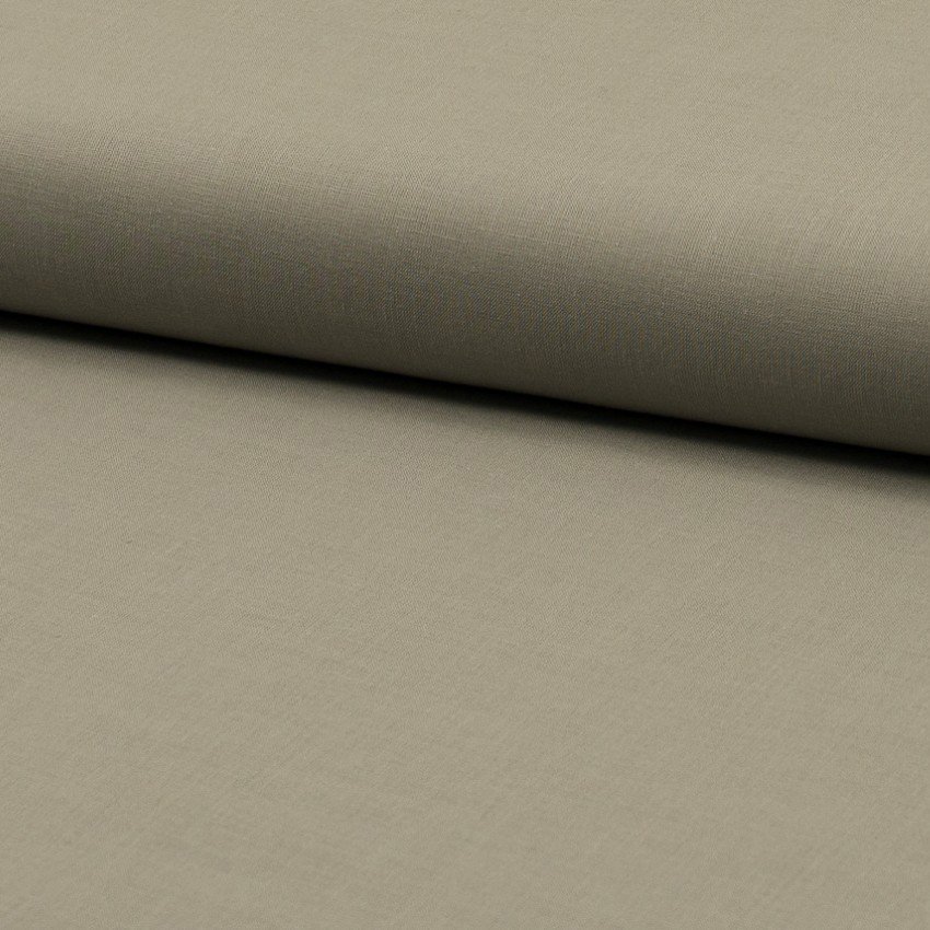 Tissu Voile de coton uni Beige