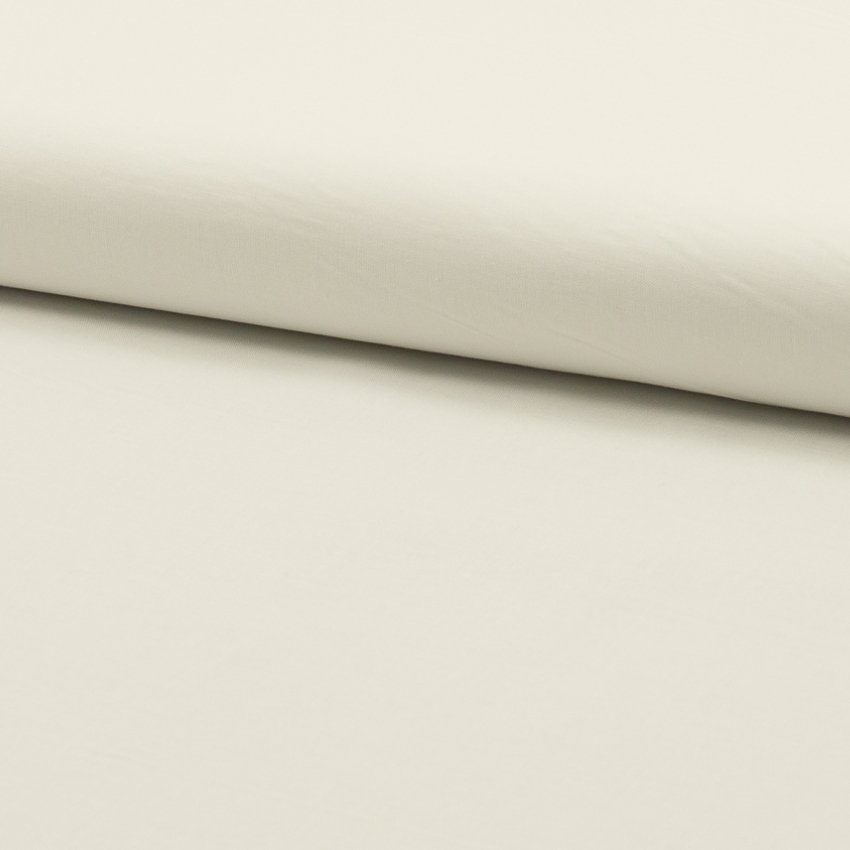 Tissu Voile de coton uni Ecru
