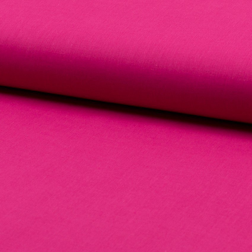 Tissu Voile de coton uni Fuchsia