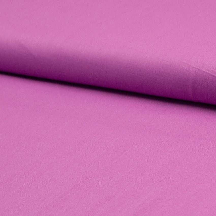 Tissu Voile de coton uni Violet