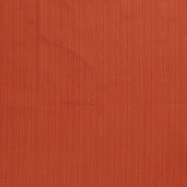 Tissu Coton lavé Brodé Brique - Par 10 cm