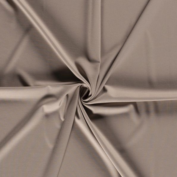 Tissu Jersey Viscose Nylon Taupe - Par 10 cm