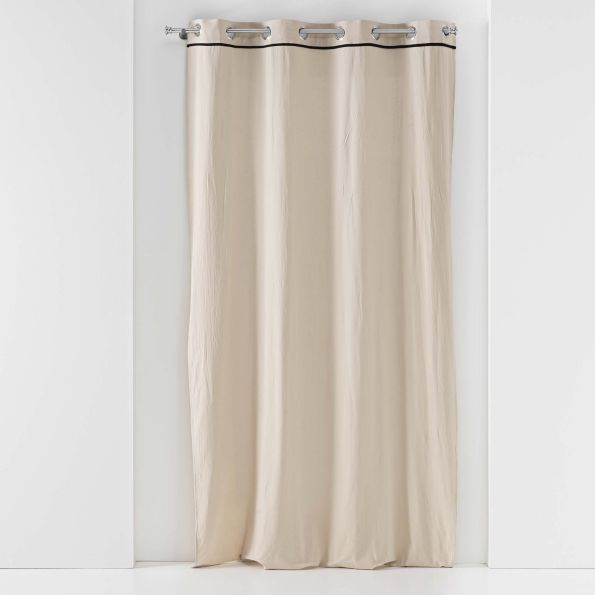 Rideau à oeillets Craftine 135 x 240 cm Coton lavé Piana Lin