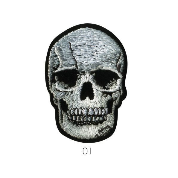 Ecusson Thermocollant Grande Tête de mort
