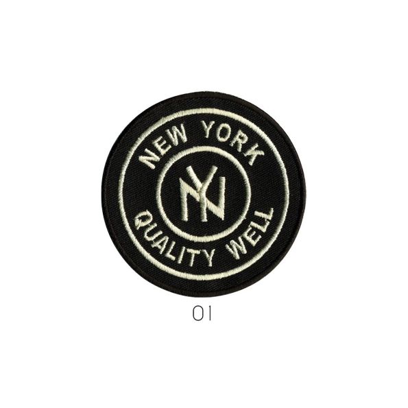 Ecusson Thermocollant New York Quality Well Noir