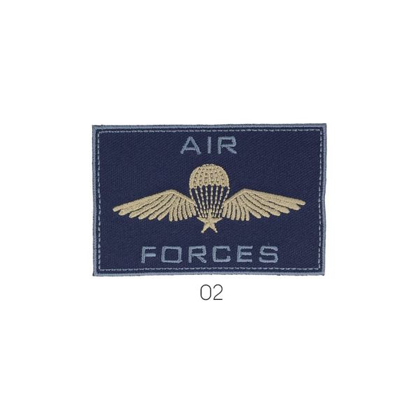 Ecusson Thermocollant Air Force Beige et Bleu Marine