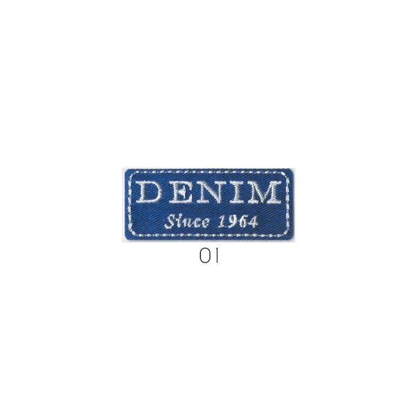 Ecusson Thermocollant Denim Since Jean