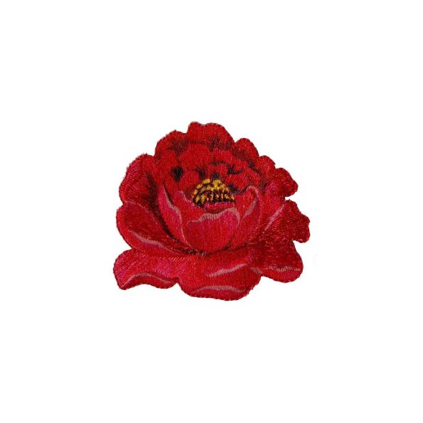 Ecusson Thermocollant Rose Rouge