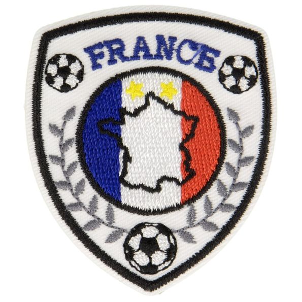 Ecusson Thermocollant Blasons Sport Foot et France