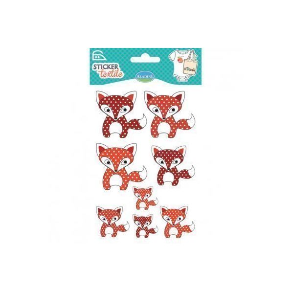 Sticker textile Renard