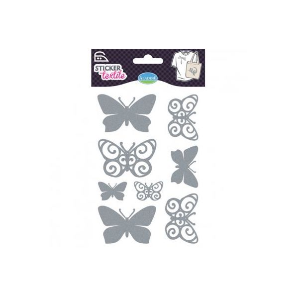 Sticker textile Papillon Glitter