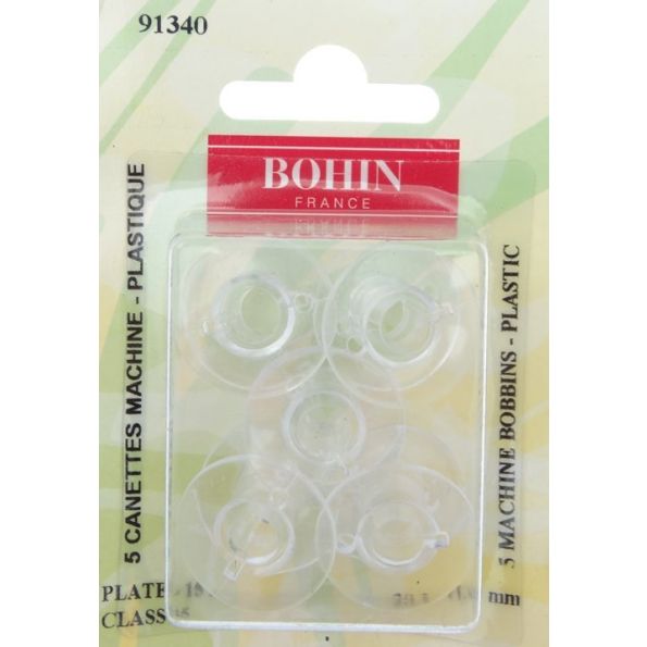 Canettes Bohin Plastique par 5