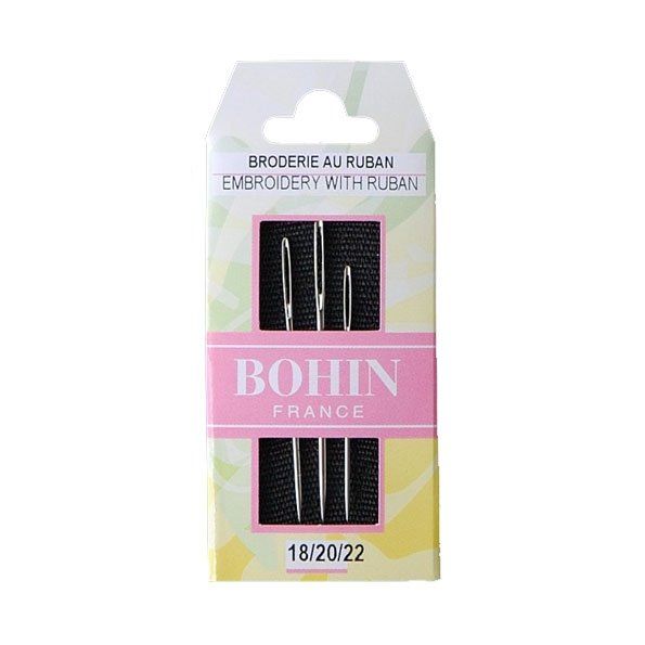 Aiguille Broderie Ruban de Soie-Carte