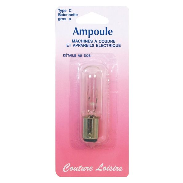 Ampoule 15W /240V baionette longue 20 x 66mm