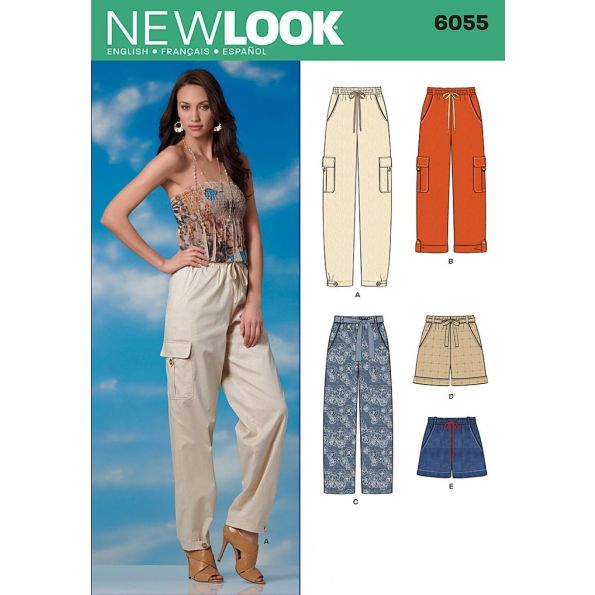 Patron New Look 6055 Pantalon