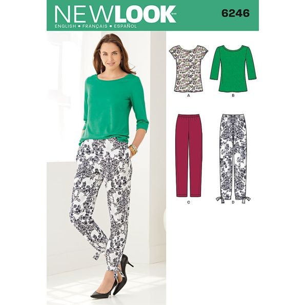 Patron New Look 6246 Ensemble Femmes