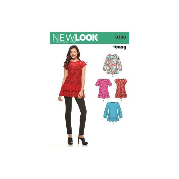 Patron New Look 6306 Haut