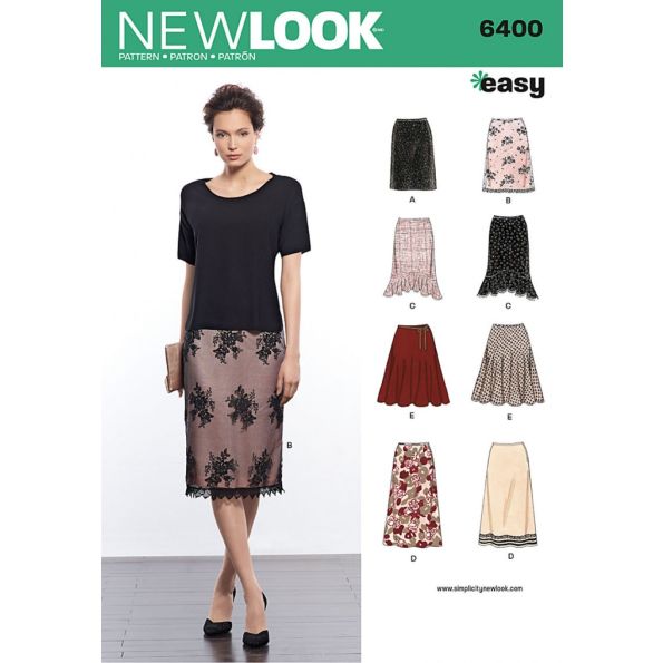 Patron New Look 6400 Jupe