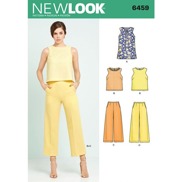 Patron New Look 6459 Tunique et Pantalon